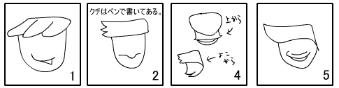造形物の、大体のスケッチ